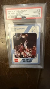 1989-90 Collegiate Collection / Coca-Cola North Carolina's Finest - Michael Jordan - Bild 1 von 2