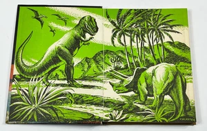 Vintage Dinosaur Book All About Dinosaurs Roy Chapman Andrews 1953 HC Dino Art - Picture 1 of 24