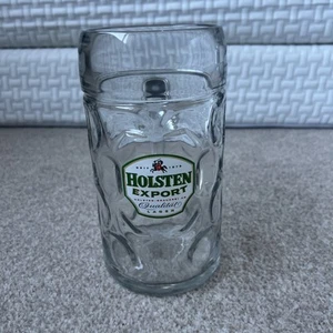 Holsten Export 2 Pint Stein Glass Beer Mug – Home Bar Collectable - Picture 1 of 6