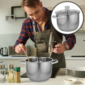 Thick Stock Pot Stainless Steel Stockpot Multifunction Soup Pot Steamed - Picture 1 of 10