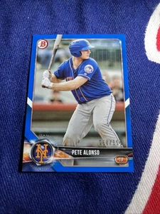 Bowman - Prospects Pete Alonso 2018 #BP137 azul/150 (RC) - Imagen 1 de 3