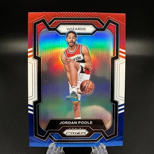 2023-24 Panini Prizm Jordan Poole Red White Blue Prizm #51 Washington Wizards - Picture 1 of 2