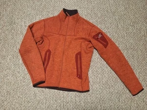 Chaqueta Arcteryx Mujer M Cremallera Polar Pullover Naranja - Imagen 1 de 5
