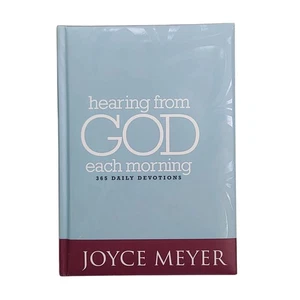 Hearing From God Each Morning Joyce Meyer 365 Daily Devotions Christian Book - Imagen 1 de 6
