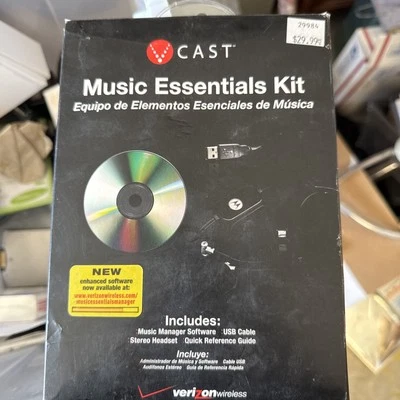 V CAST Music Essentials Kit - Nuevo en caja faltan auriculares  Foto 1 de 4