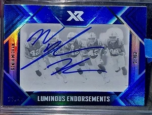 2018 Panini XR - Luminous Endorsements Nyheim Hines #LE-29 Blue /49 (AU, RC) - Bild 1 von 2