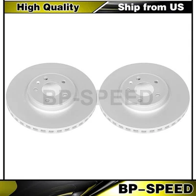 2 rotores de freio dianteiro compatíveis com Audi A5 A5 Quattro 2008 - Imagem 1 de 2