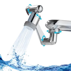 1080° Schwenkbarer Wasserhahn-Extender Spüle-Belüfter - 2 Modi Spritzwasserfilter Verlängert... - Bild 1 von 9
