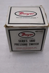 DWYER SERIES 1800 PRESSURE SWITCH 1823-0 - NEW IN BOX - STOCK 3128CC - Picture 1 of 4