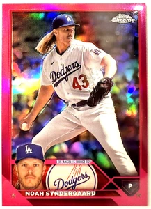 Noah Syndergaard - 2023 Topps Chrome Update #USC152 - Magenta Refractor 67/399 - Picture 1 of 3