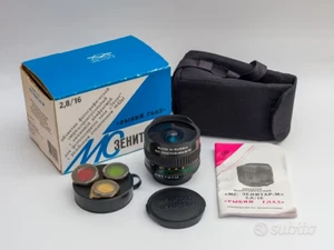 Objetivo Fisheye Zenit MC Zenitar 16mm F 2.8 Full Frame Montura M42 - Imagen 1 de 1