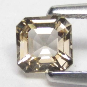 0.55Cts Genuine Natural Peach Color Morganite Asscher Cut Loose Gemstone - Picture 1 of 5