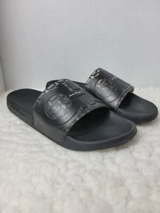 Salvatore Ferragamo Groove 6 Men's Sandals Size 10M Rubber Gancini Logo Slides - Picture 1 of 12