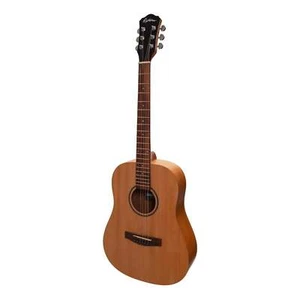 Martinez Left Handed Acoustic-Electric Middy Traveller Guitar (Mahogany) - Picture 1 of 2