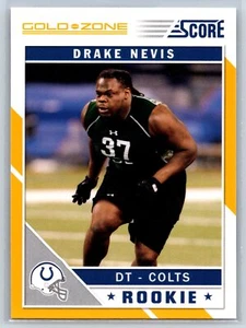 2011 Score Drake Nevis Rookie Gold Zone Parallel RC #332 - Picture 1 of 2