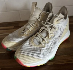 Nike Lebron Witness 4 BV7427-102 Men’s White Cream Basketball Sneakers Sz 12 - Picture 1 of 10