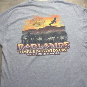 Harley Davidson Shirt Mens XL Badlands South Dakota - Picture 1 of 6