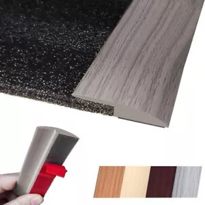 Carpet To Tile Floor Transition Strip Self Adhesive Edging Trim Strip Doorway - Picture 1 of 17