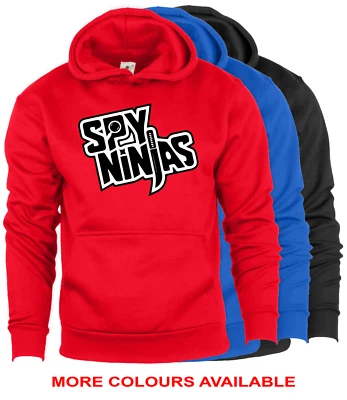 BLACK MACAW SPY NINJA CWC Inspired Kids Hoodie Youtuber Merch Hooded Sweatshirt