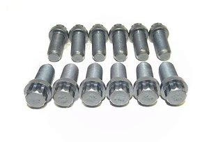SB Chevy 283 302 12 Point Black Oxide Grade 8 Header Bolt Kit 1" Long NEW - Picture 1 of 2
