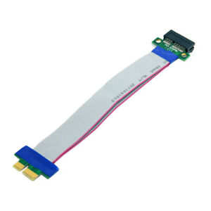 Câble flexible d'extension de carte à fente PCI-E 1X câble PCI-Express 1X PCI