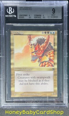 MTG Legends 1994 Ur-Drago BGS 9.0 MINT Old School 93/94 - Image 1 of 4