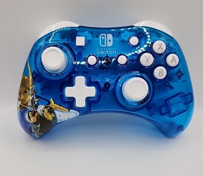 Zelda Breath of the Wild Controller WIRED Rock Candy Nintendo Switch  TESTED  - Image 1 of 4