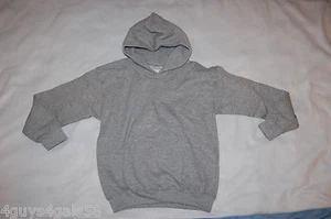 Boys L/S Sweatshirt HEATHER GRAY PULLOVER HOODIE Pouch Pocket SIZE S 6-7 - Picture 1 of 1