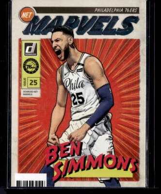 Ben Simmons Basketball Donruss #14 Net Marvels Philadelphia 76ers - Image 1 of 2