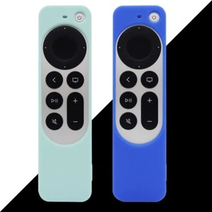 Funda Silicona Suave 2 PIEZAS para Apple TV 4K 2022 Mando a Distancia Antigolpes Cubierta Protectora - Imagen 1 de 16