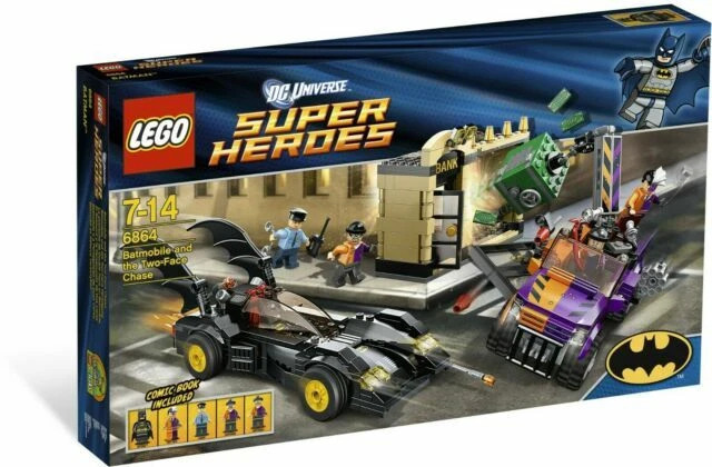 LEGO DC Comics Super Heroes: Batmobile and the Two-Face Chase (6864 4654651) NIB - Image 1 of 1