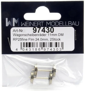 Weinert • 97430 • Radsatz • Fleischmann • RP 25 Code 88 Ø 11,0 / - 24,0 - - Bild 1 von 1