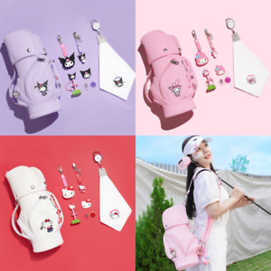 Sanrio Characters Golf Bag Beginner Gift 6P 1Set Hello Kitty Kuromi My Melody