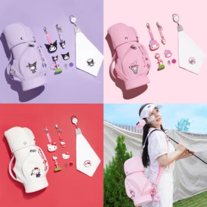 Sanrio Characters Golf Bag Beginner Gift 6P 1Set Hello Kitty Kuromi My Melody - Picture 1 of 41