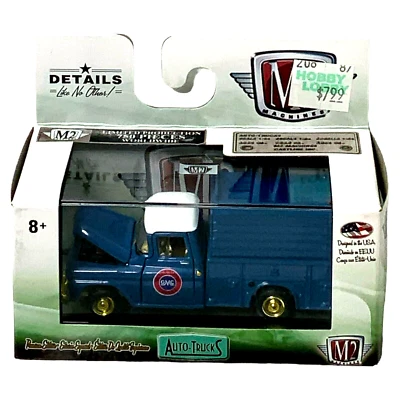 M2 MACHINES 1/64 AUTO-TRUCKS 1958 GMC FLEET OPTION TRUCK CHASE TRUCK 1/750 - Image 1 of 4