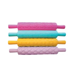4 Pcs Baking Tool Embossing Sticks Decor Rolling Pin Supplies for Home Bakers - Picture 1 of 5