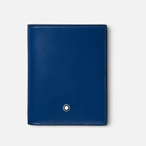 Montblanc - Meisterstuck Classic - Compact Wallet 6cc Blue - Picture 1 of 4