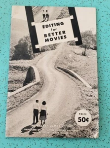 Vintage Kalart Company Schnitt für bessere Filme Handbuch - Bild 1 von 4