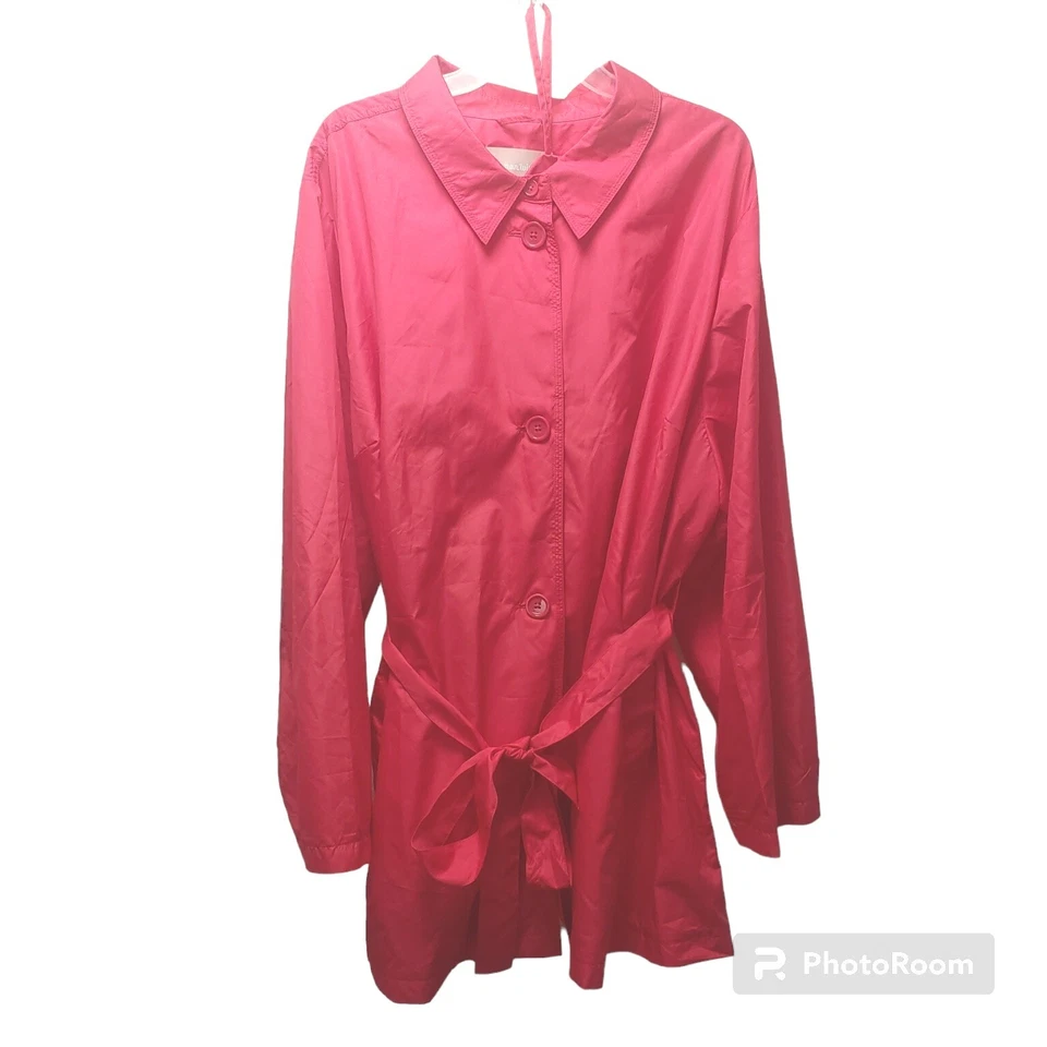 Женщина в упаковке траншея куртка Барби розовый кнопка дорожная сумка плюс 30/32 Вт 6 X - Изображение 1 из 4