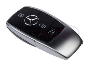 2 X Chiave Fob A2059054016 Mercedes-Benz 3 Pulsante - Foto 1 di 6