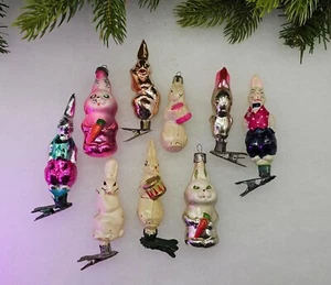 Versatile Hares Antique Glass Christmas Ornaments Vintage Decorations - Picture 1 of 60
