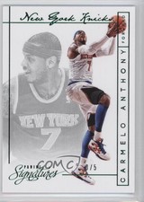 2013-14 Panini Signatures Green /5 Carmelo Anthony #123
