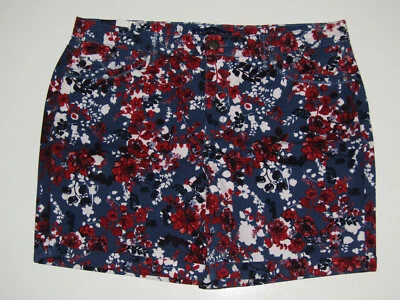 Pantalones Cortos Bandolino Para Mujer Nuevos con Etiquetas Harborside Overcast Floral Amy 5 Bolsillos Talla 14 Foto 1 de 2