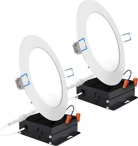 Sunco Lighting 6 Inch Slim LED Downlight with Junction Box 14W=100W 850 LM Di.. - Picture 1 of 7