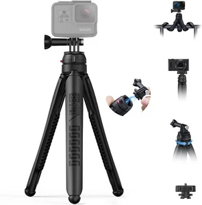 ULANZI JJ01 Flexible Tripod Mount Quick Release, for GoPro DJI insta360 GO - Picture 1 of 7