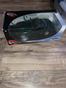 100% HOT WHEELS TVR SPEED 12 DIECAST MODEL CAR 1:18 SCALE GREEN LOOK! - Picture 1 of 9