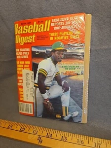 Rickey Henderson Oakland Athletics HOF Baseball Digest März 1981  - Bild 1 von 3