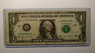 1- $1.00 of 2003-A $1.00 Federal Reserve RADAR  REPEATER Notes  - Image 1 of 4