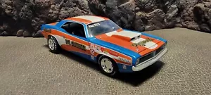 1970 Blue/Orange/White Plymouth Cuda Don Grotheer Racing 1 /18 Ertl MINT - Picture 1 of 6