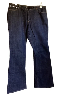 DKNY Jeans Y2K Hipster Low Rise Bootcut Denim Pockets Indigo W30 L31 Blue Womens - Image 1 of 4